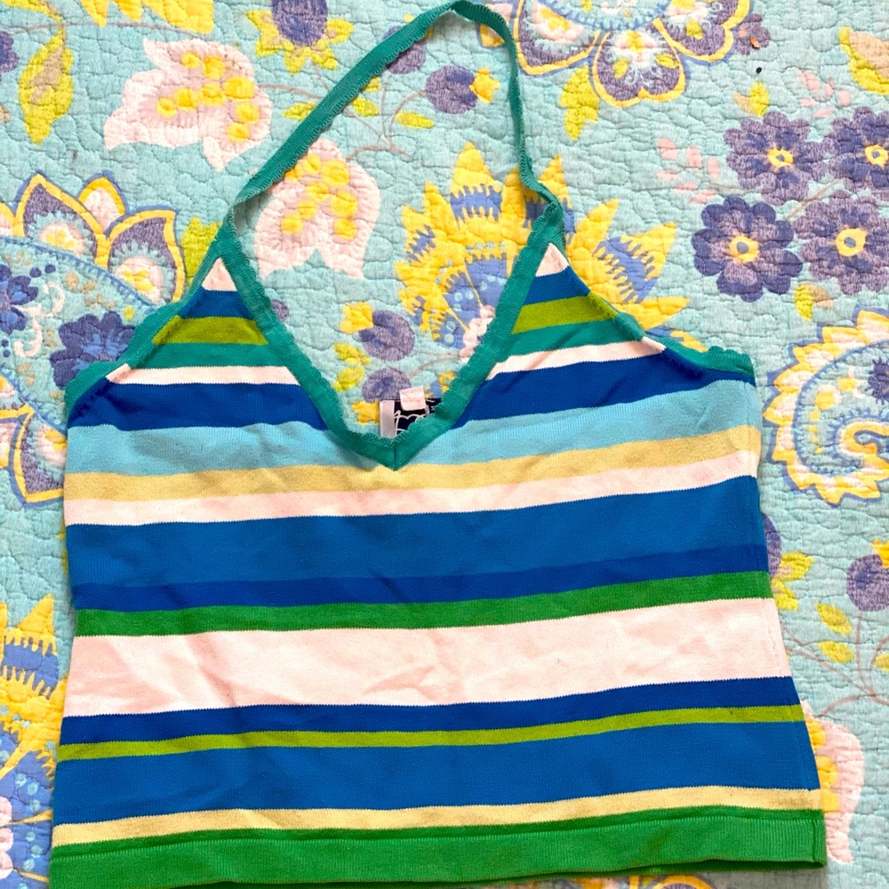 Lily Pulitzer Striped Halter Top